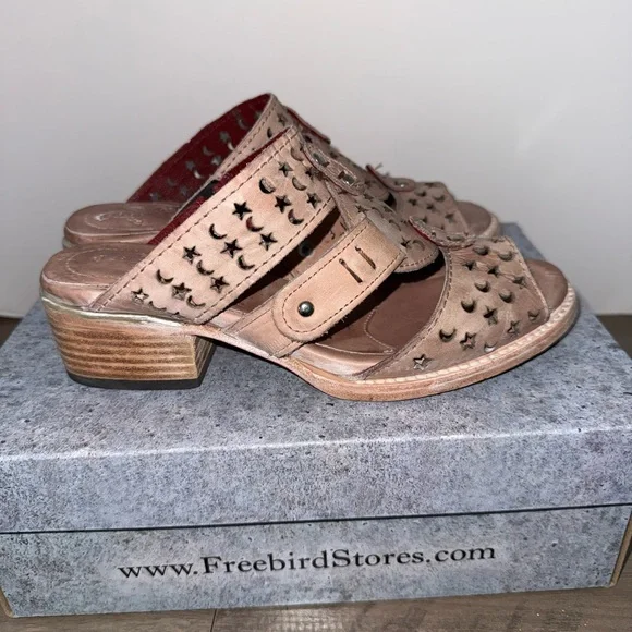 Freebird by Steven Pink Cut-Out Sandals - Picture 6 of 11